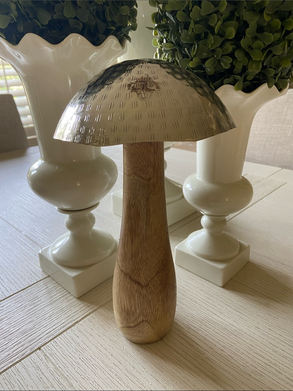 Decorative Wood
Metal Top
Mushrooms
Farmhouse